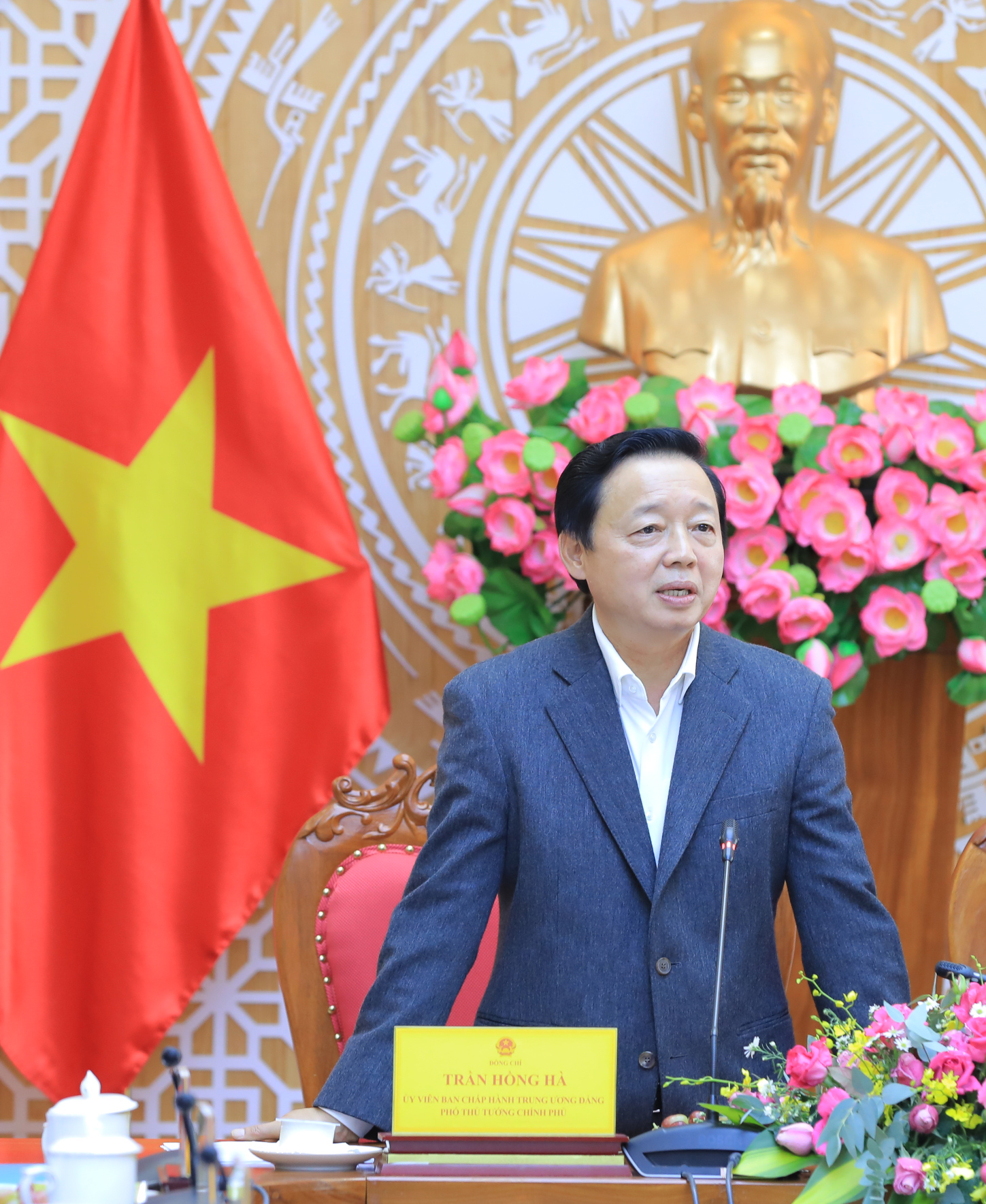 Phó Thủ tướng Trần Hồng Hà thúc đẩy tiến độ Dự án cao tốc Tân Phú - Bảo Lộc - Liên Khương (9)
